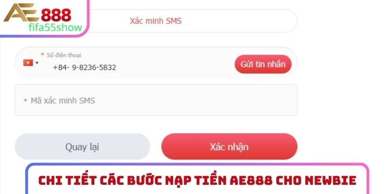 Chi tiết các bước nạp tiền AE888 cho newbie