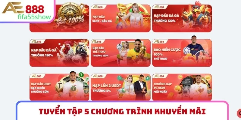 Tuyển tập 5 chương trình khuyến mãi