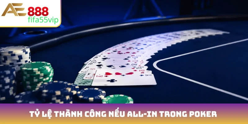 Tỷ lệ thành công nếu All-in trong Poker